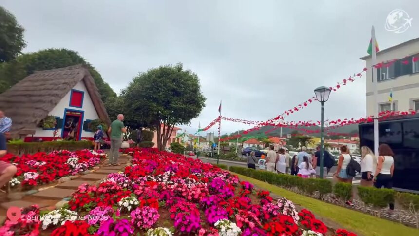 Las casas tradicionales de Santana: las casas con techo a dos aguas de Madeira, como sacadas de un cuento de hadas